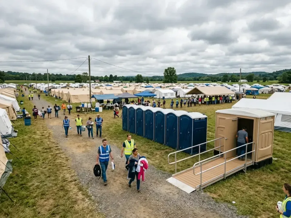 disaster-relief-camp-restrooms-010 — frequently asked questions, Dumpster & Portable Bathrooms Rental in Lake Pocotopaug, CT